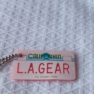 L.A. Gear California Keychain - Pink and Red